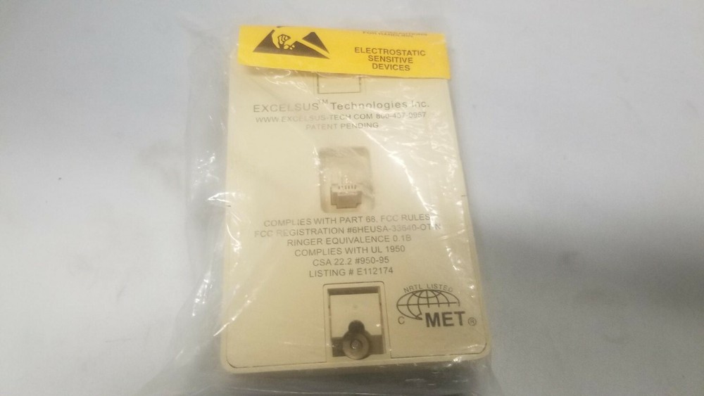 Excelsus Technologies Z-Blocker Microfilter Model Z-200CW DSL Filter New Sealed