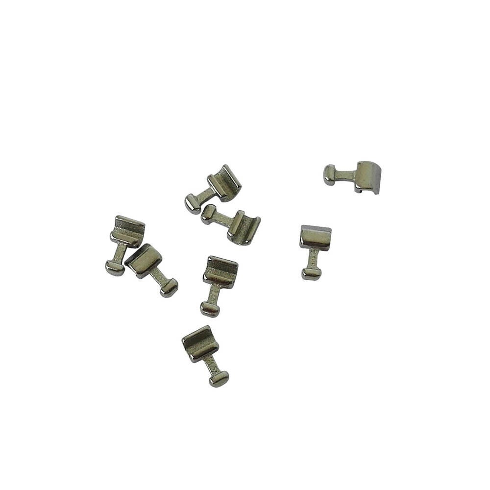50Pcs Dental Ortho Stainless Steel For Rectangular/Round Wire Crimpable Hook