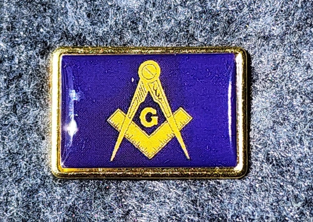 Masonic Compass & Square Lapel Pin - Hat Pin - Mason