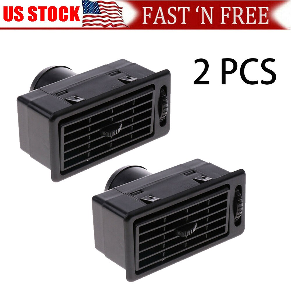 2X Universal Dashboard Air Vent Dash Ventilation Outlet Replacement for Car RV~