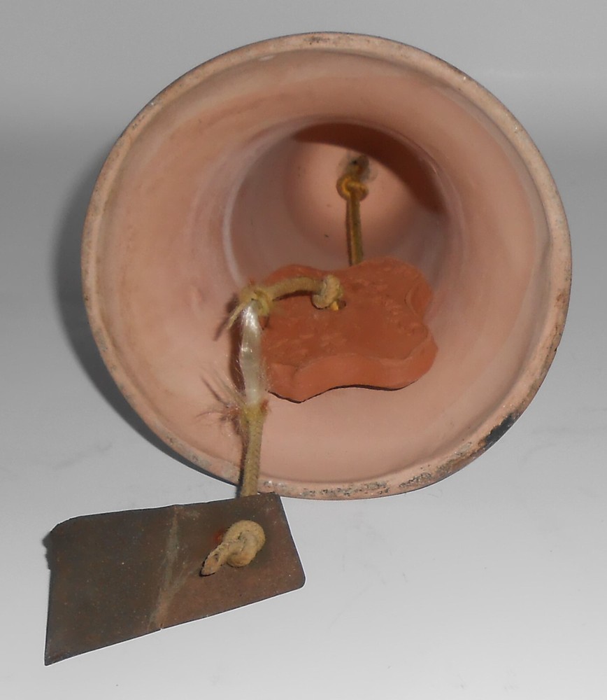 Pacific Stoneware Art Pottery Decorated Wind Chime / Bell
