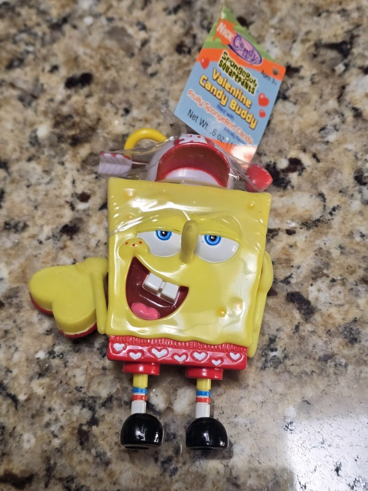 SPONGEBOB CANDY BUDDY Heart Container BASEBALL CAP Vintage 2004