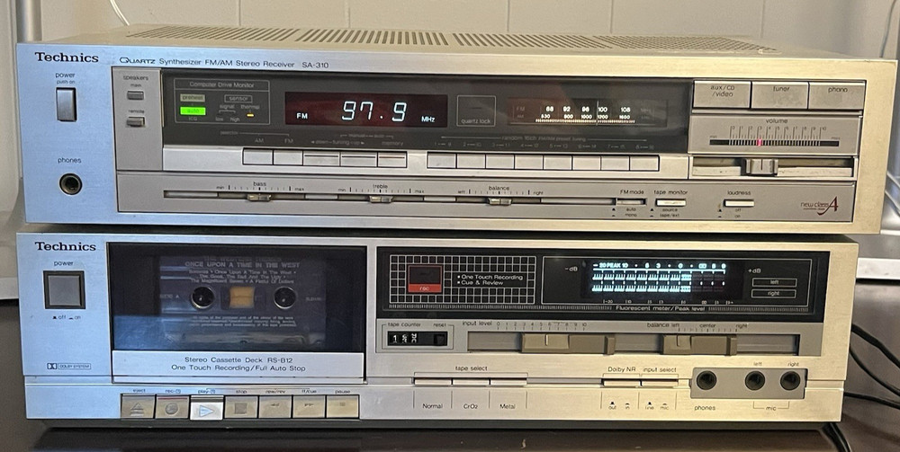 Technics RS-B12 Dolby Cassette Deck Works Great Vintage