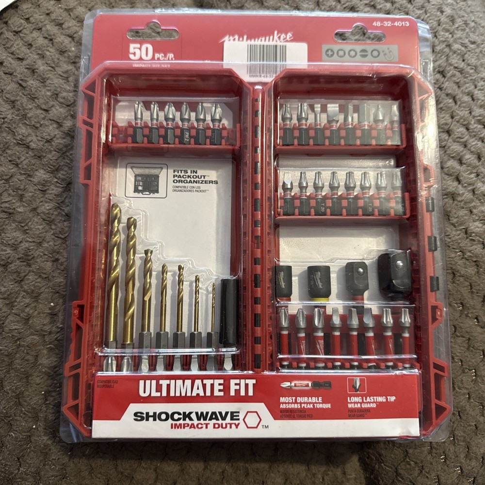 50-Pc. Shockwave Impact-Duty Drill & Driver Bit Set - 48-32-4013