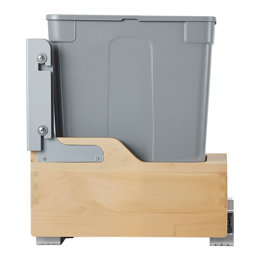 VEVOR 35QT Pullout Waste Container Under Cabinet Kitchen Bin Trash Can Soft