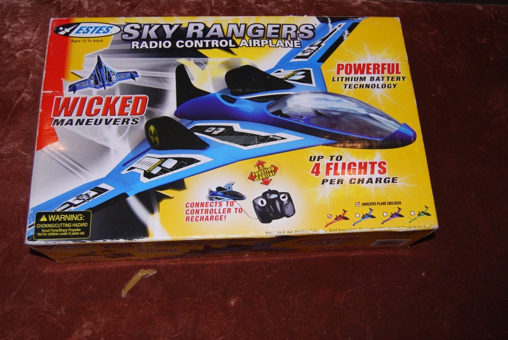 ESTES Sky Rangers RC Airplane NEW Open Box