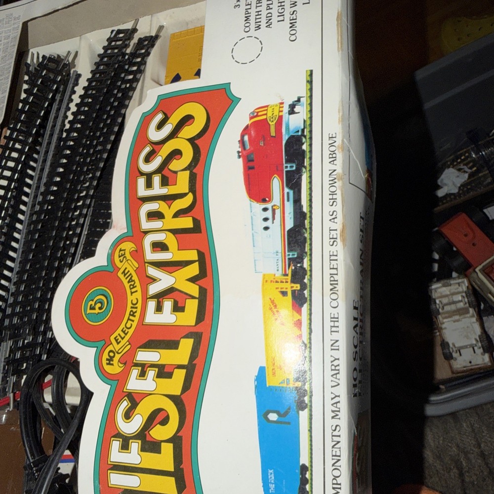 Bachmann Diesel Express vintage train set Not Complete