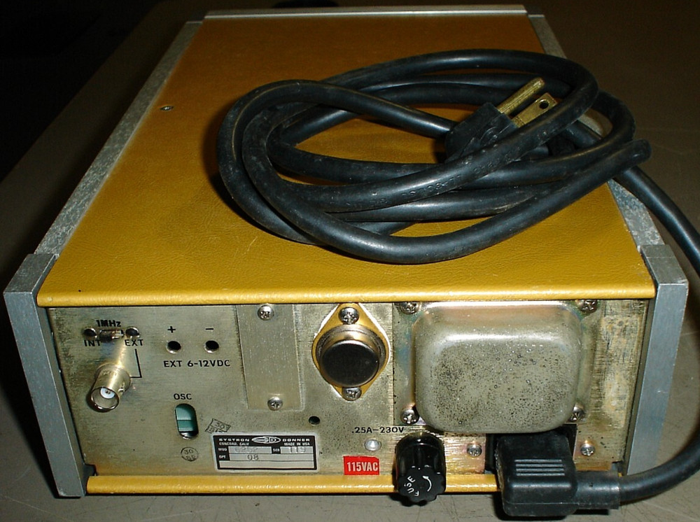 Vintage Systron Donner Frequency Counter Model 6252