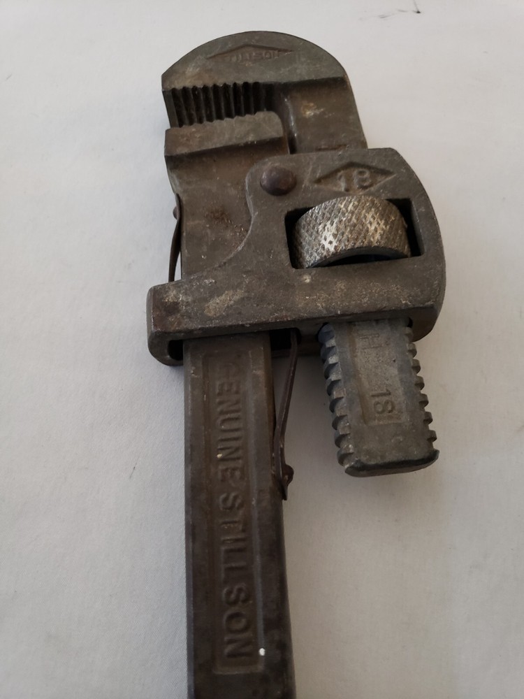 WALWORTH MADE IN USA GENUINE 18" STILLSON PIPE MONKEY WRENCH ADJUSTABLE SPANNER
