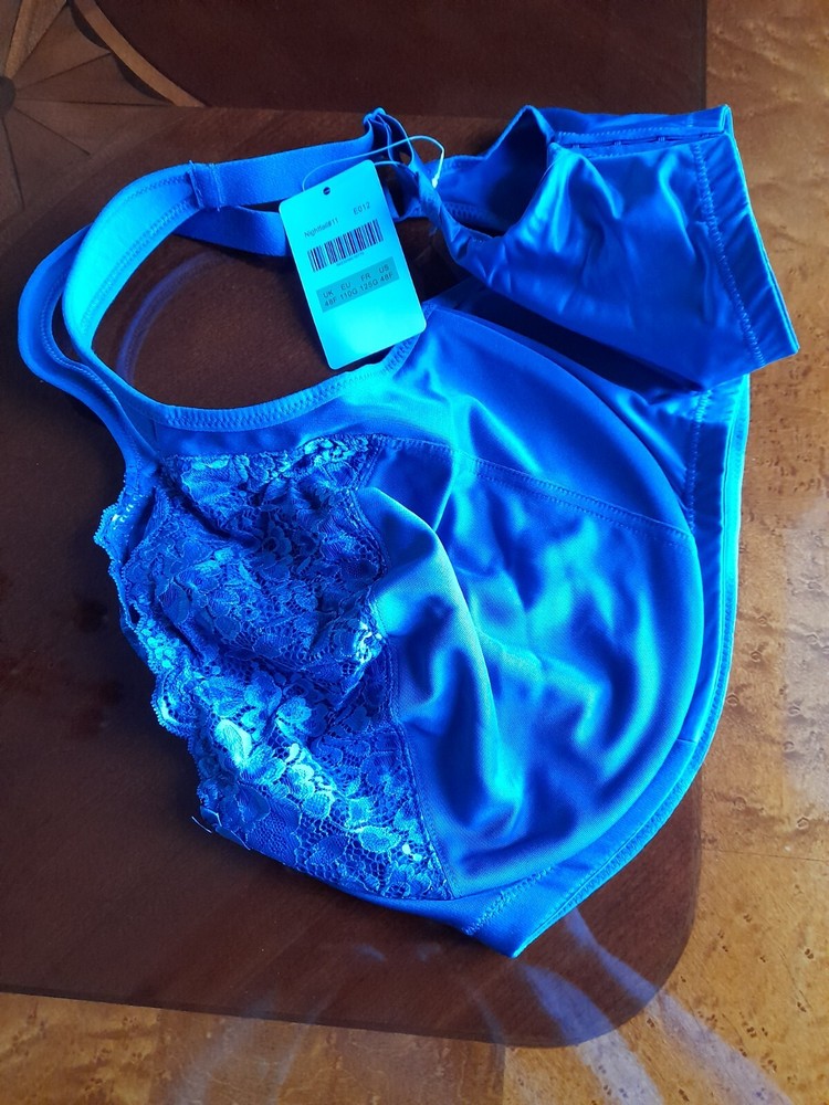 Plus Minimizer Lace Bow Front Underwire Bra 48F (110G)