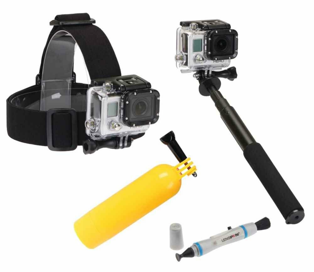 Sunpak Action-4bb-2 4-piece Action Camera Accessory Kit