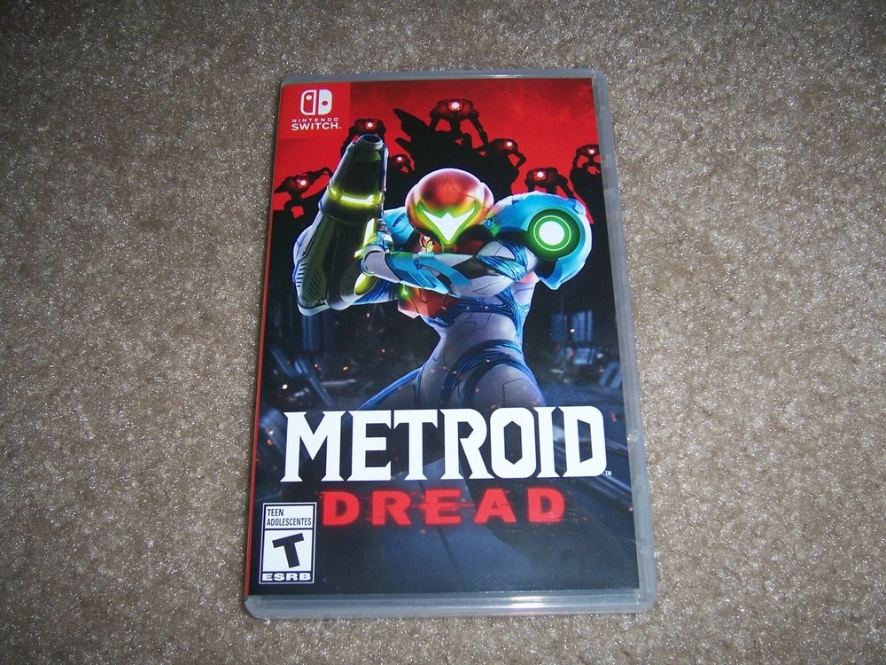 Authentic Case ONLY (Case Only) Metroid Dread Nintendo Switch Box