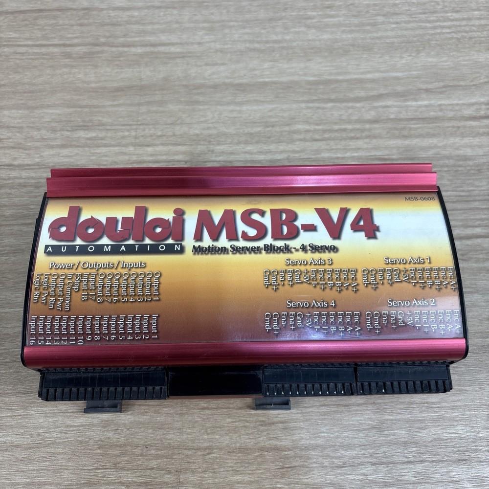 DOULOI AUTOMATION MSB-V4 MOTION SERVER BLOCK 4 Servo MSB-0608