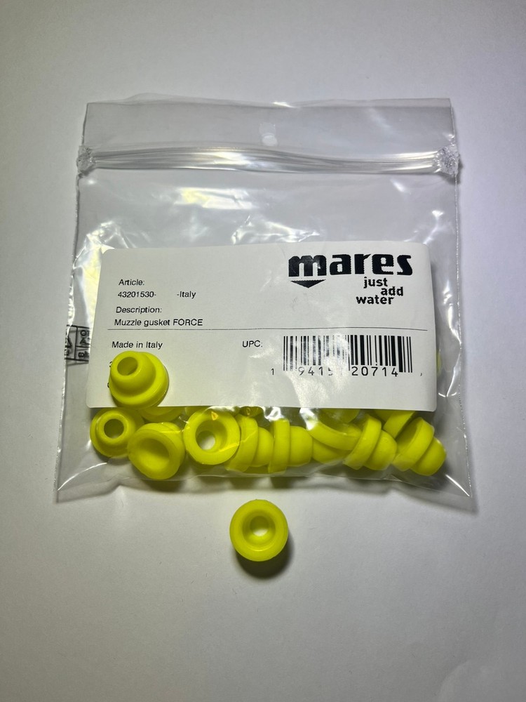Mares Muzzle Gasket FORCE light green spare part 43201530 for mares force
