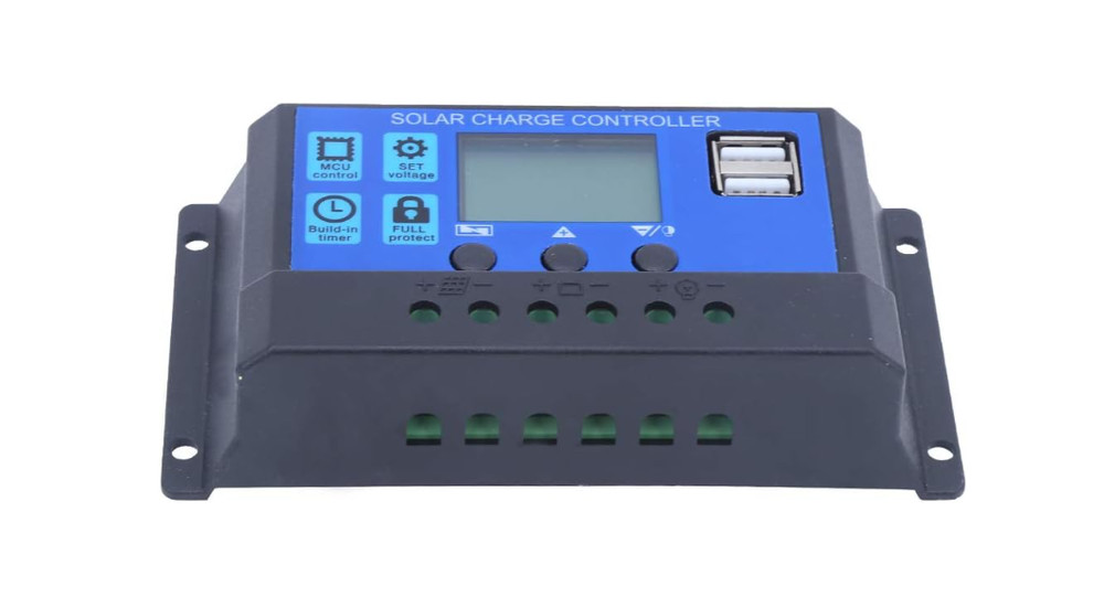 USB Output Solar Panel Controller, 20A 12V/24V Solar Panel Controller LCD