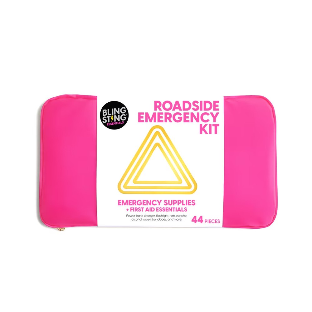 BLINGSTING, Car Emergency Kit, Pink