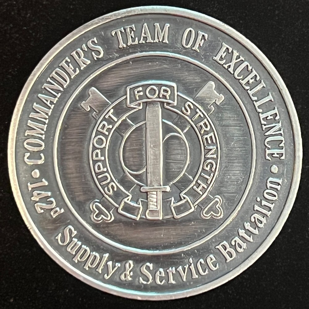16th Corps Support Group Commander Vintage Challenge Coin