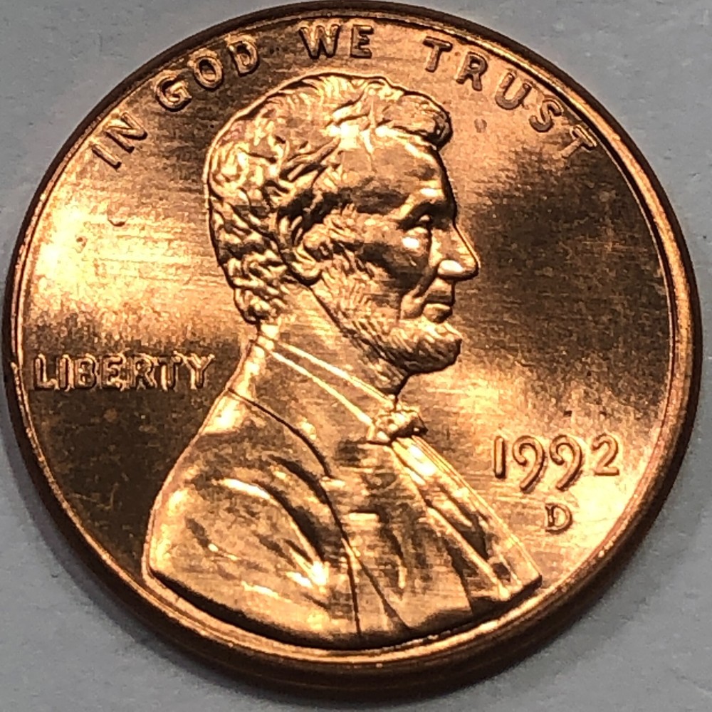 1992 P&D - LINCOLN MEMORIAL CENT SET
