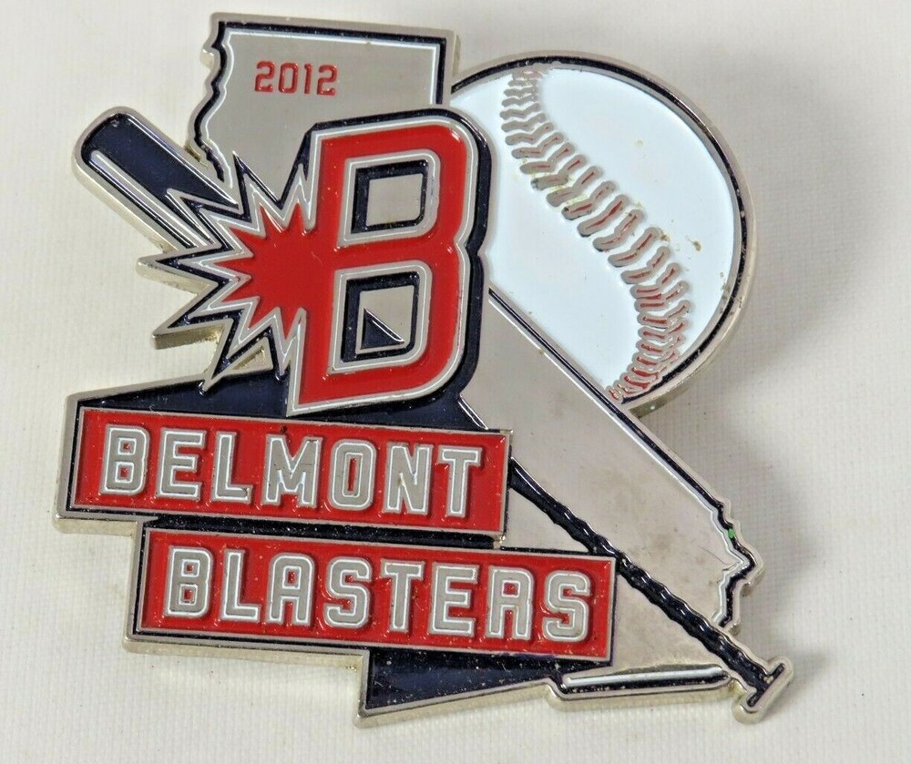 2012 Belmont Blasters Baseball Lapel Pin - A1