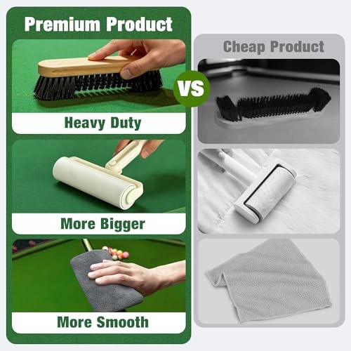 Pool Table Brush Accessories 10 Set，Billiards Pool Table pool table accessories
