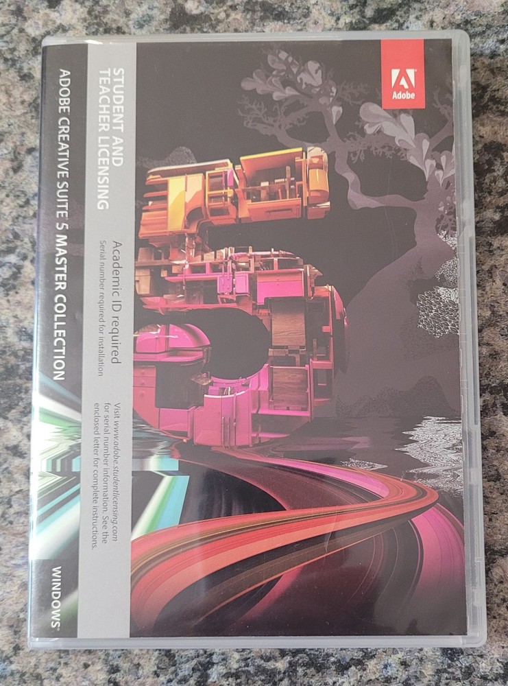 Adobe Creative Suite 5 Master Collection 4-Disc Windows