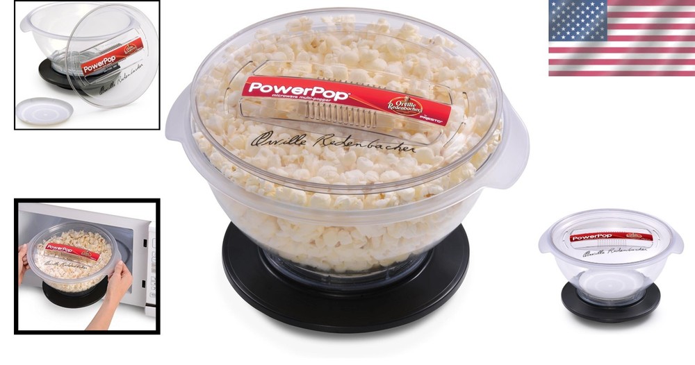 PowerPop Microwave Concentrators - No Unpopped Kernels