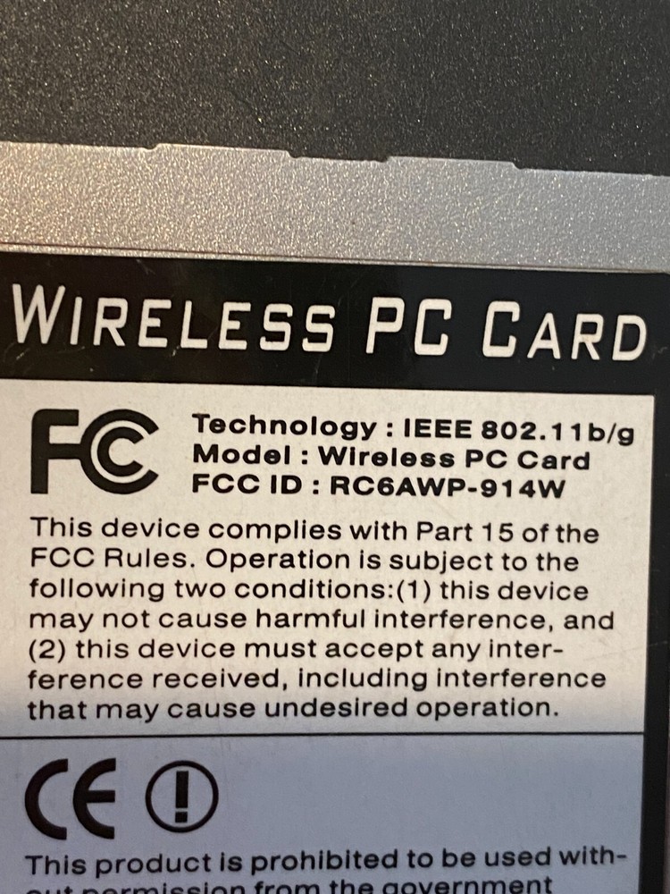 NovaTech 54mbps wireless adaptor RC6AWP-914W