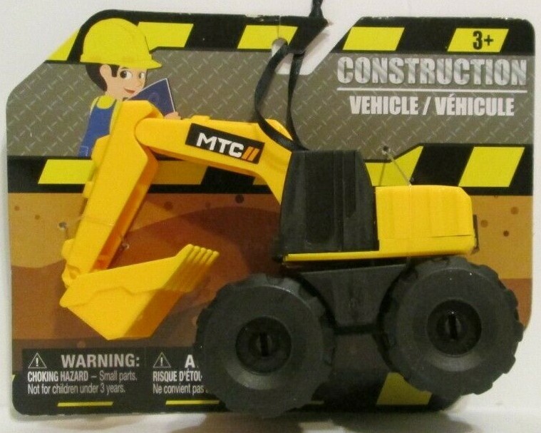 5 Jumbo Sized Construction Equipment Artesian Ornaments Backhoe Dozer Excavator