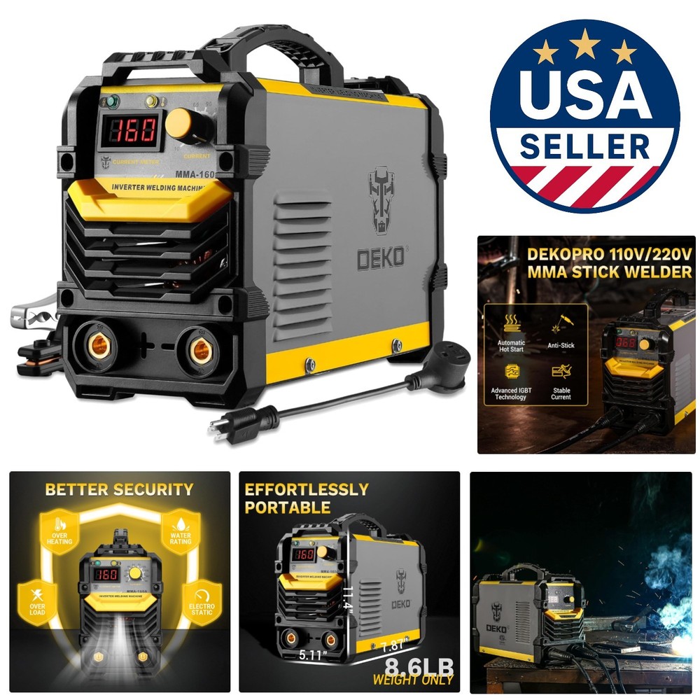 Energy Efficient 110/220V MMA Welder - IGBT Technology and Hot Start Function