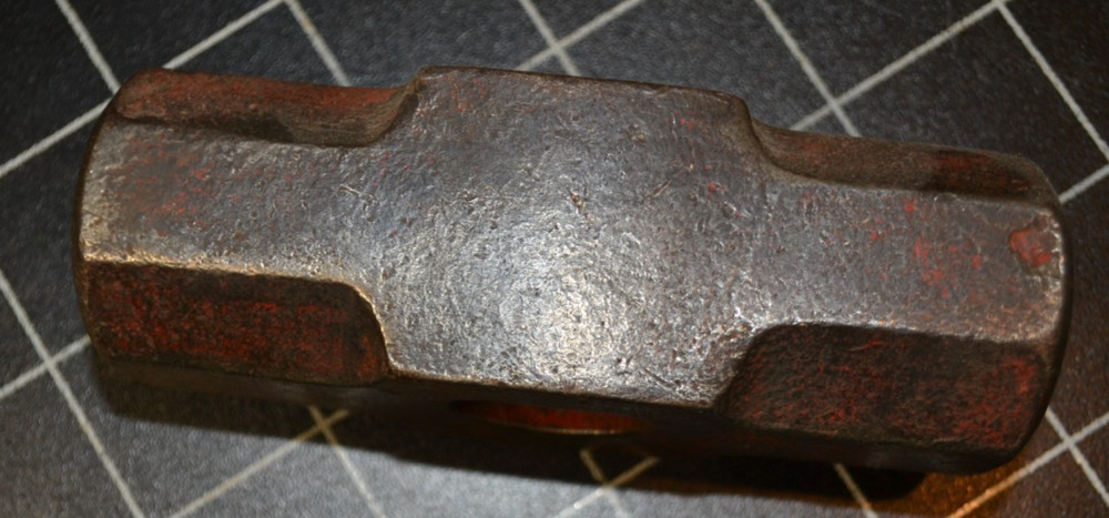KLEIN& LOGAN? - 3# -SLEDGE HAMMER HEAD - BLACKSMITH - VERY GOOD+ CONDITION