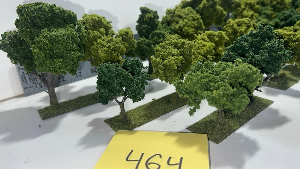 Handmade Model Trees 🌳 Diorama Scenery with Bases Lot 4