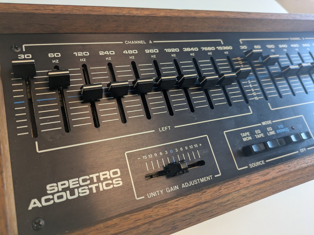 Spectro Acoustics Model 210 Equalizer - Sold as is