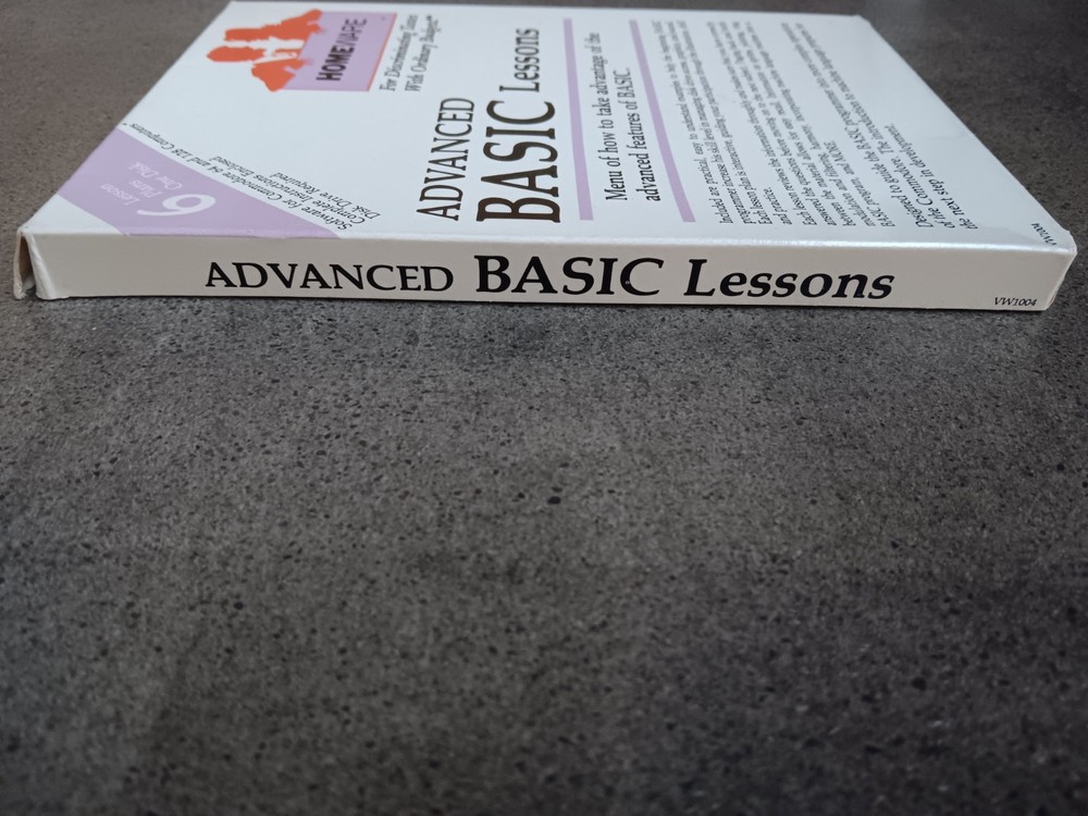 Commodore 64 Advanced Basic Lessons Computer Software Tested/Works