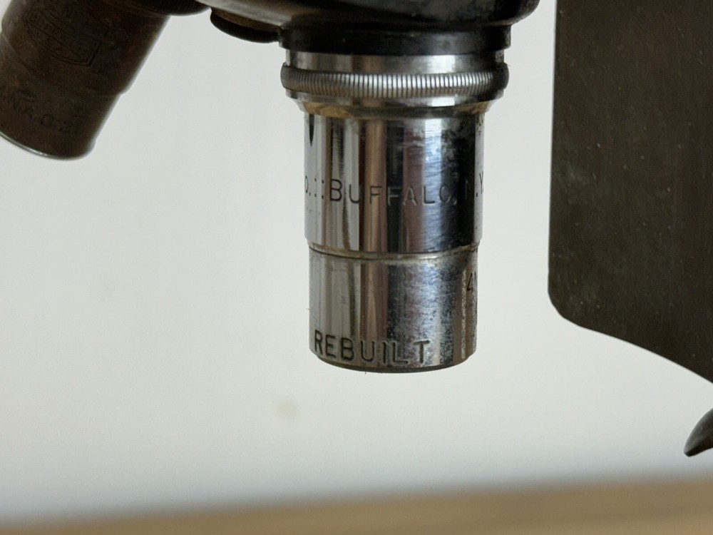 VINTAGE EARLY 1900'S SPENCER BRASS MICROSCOPE