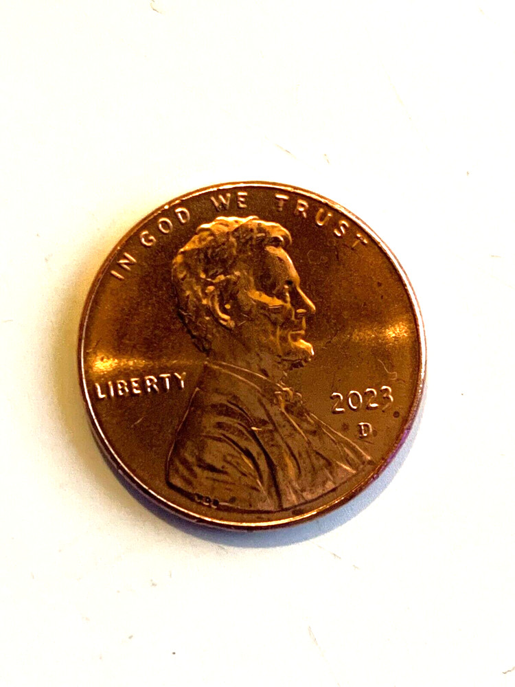 2023 D Lincoln Shield one penny