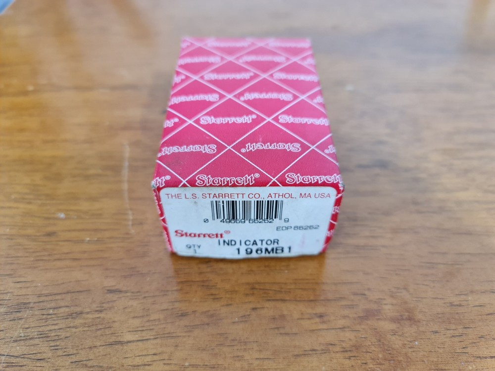 Starrett 196MB1 indicator