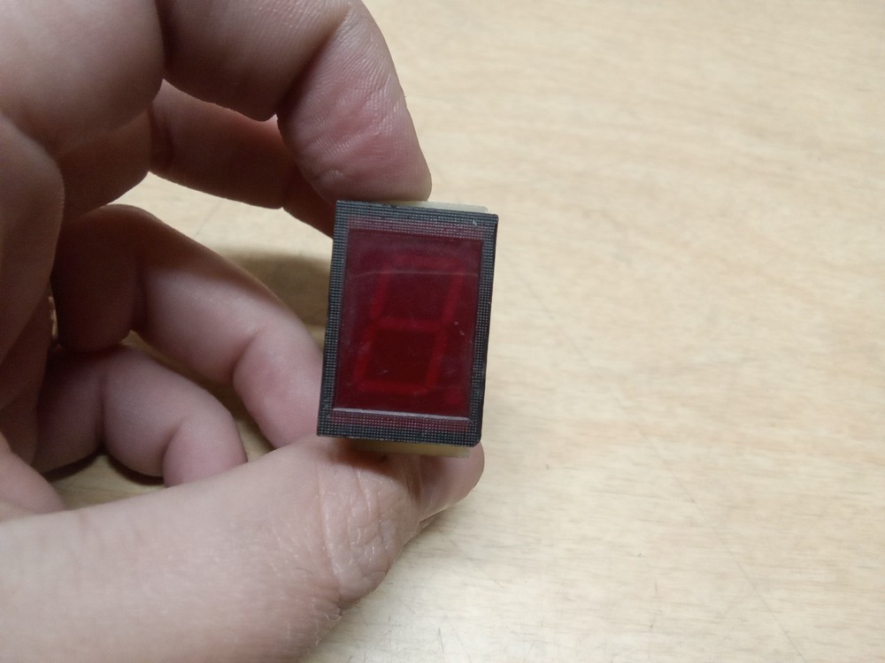 Unbranded A5972 Red Digital Segment With Dialight Circuit Board