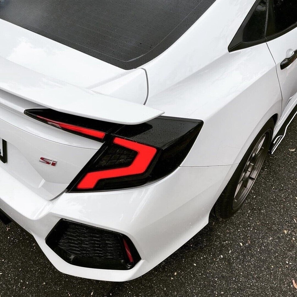Smoked Lens LED Tail Lights For 10th Gen Honda Civic Sedan 2016-2021 Rear Lights