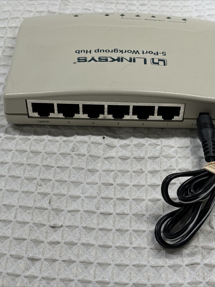 LINKSYS 5 Port Workgroup Hub | EW5HUB | USED | TESTED