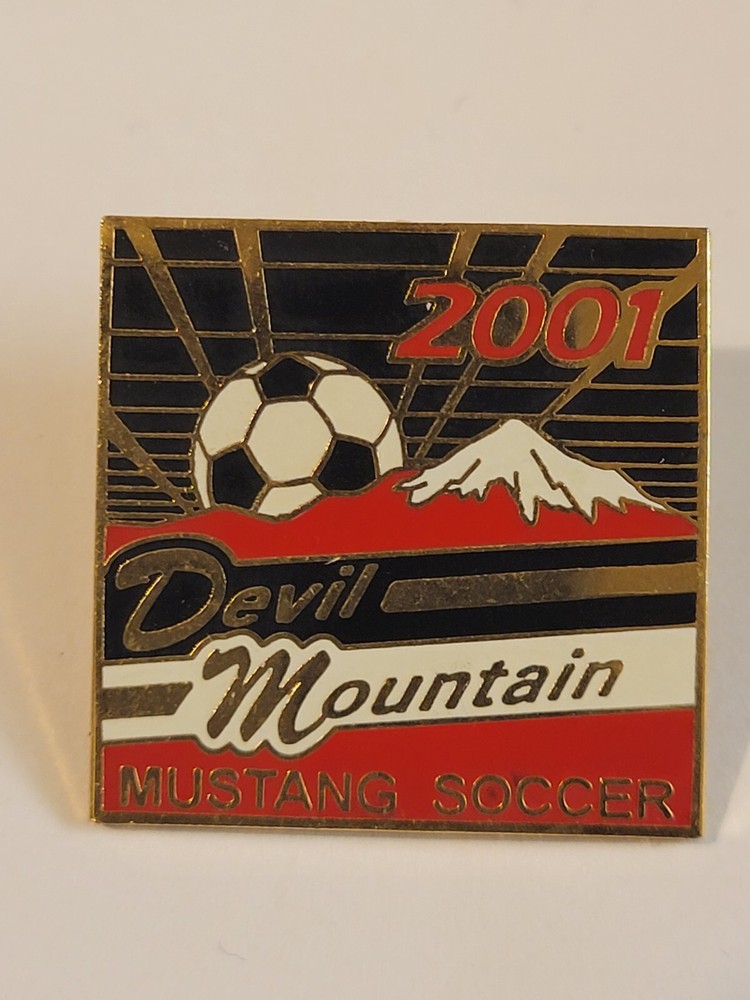 Devil Mountain Mustang Soccer 2001 Soccer Pin