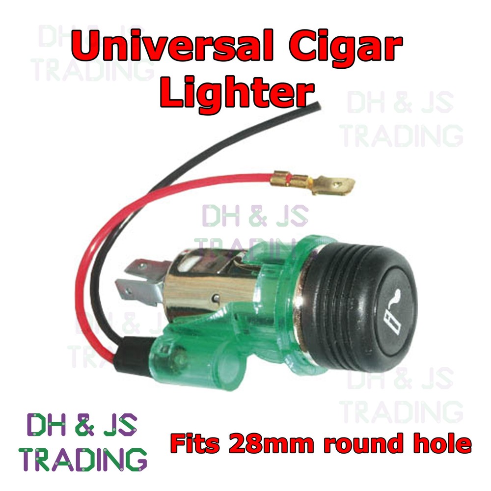 Universal Car Cigarette Lighter Illuminated 12v Replacement Car Lighter Auto Van