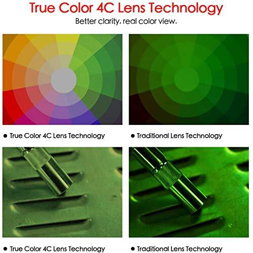 TEKWARE Ultra Large Viewing Screen True Color Solar Power Assorted Colors