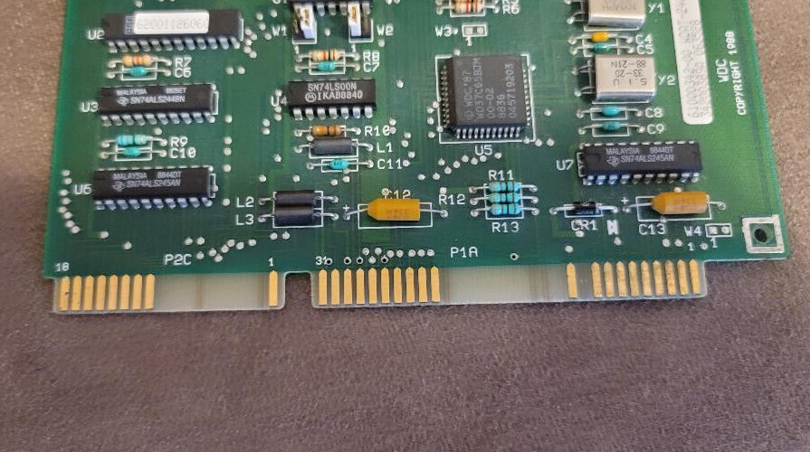 Western Digital 61-000342-00 PCB DISK CONTROLLER - 1988 Vintage
