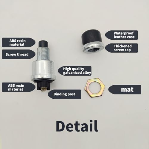 Car Modified Engine Push Button Start Switch, JK260 1 PC Multicolored