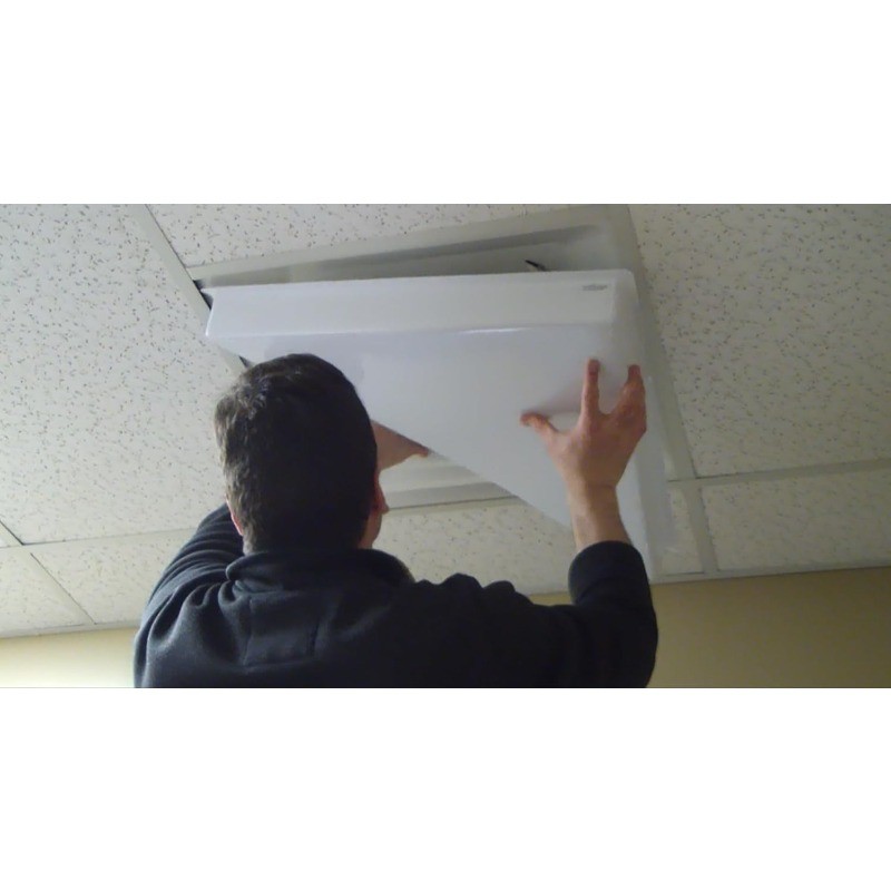 Air Diverter (Triangle) for 2'x2' Ceiling Air Diffuser-Package of 2
