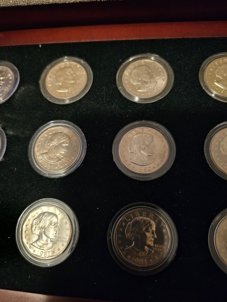 susan b anthony dollar set 15 Coin Set