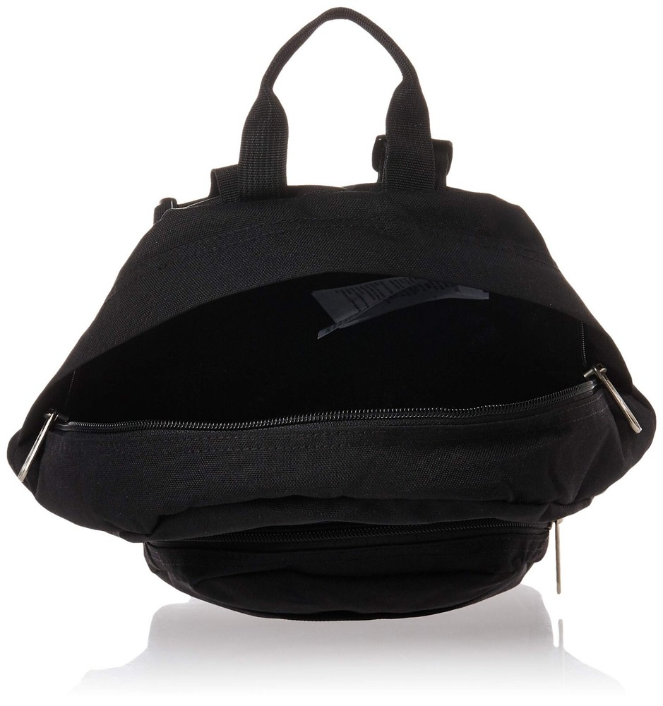 JanSport Half Pint Black Mini Backpack, 10.2 L