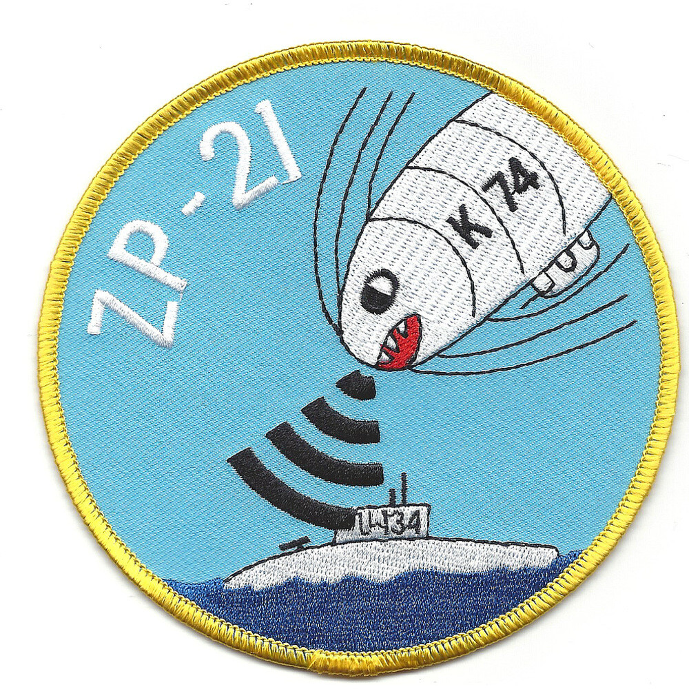 Zp-21 Blimp Squadron WWII Patch