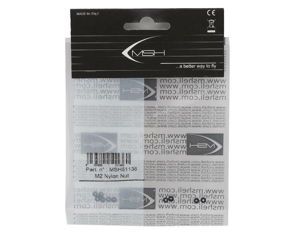 MSHeli 2mm Locknut (10) [MSH51136]