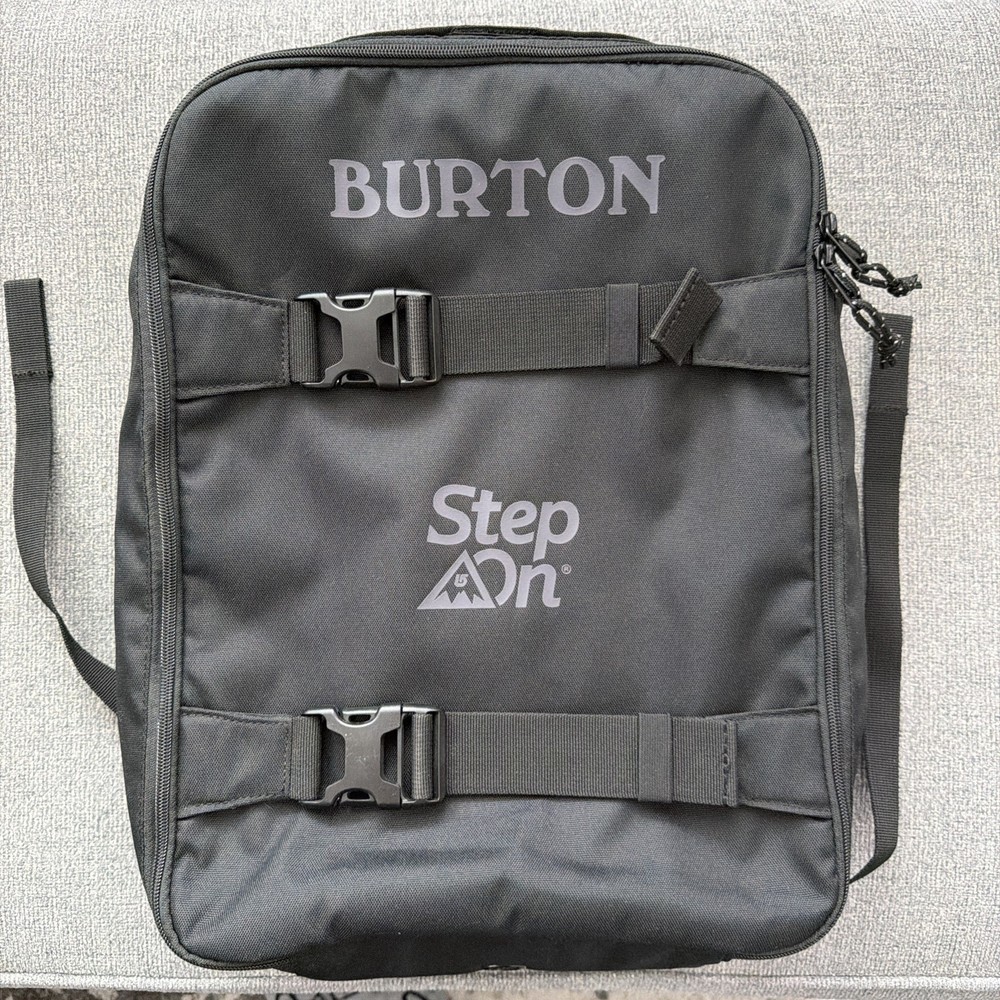 Burton STEP ON Snowboard Boot Backpack Bag Black Waterproof Lined Size Small